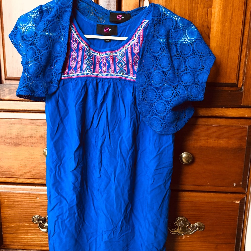 Blue dress
